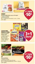 Delhaize folder week 45 Pagina 42: Aanmaakblokjes €12,44, Catisfactions, Whiskas of Sheba snack voor katten €6,45