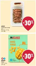 Delhaize folder week 45 Pagina 9: Tataki zalm of tonijn €6,99, Mango €1,32