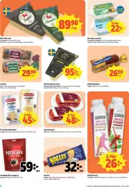 Coop reklamblad vecka 45 Sida 4: Länneborgo bredbar pastej €22,00, Arla klassikerost €89,90