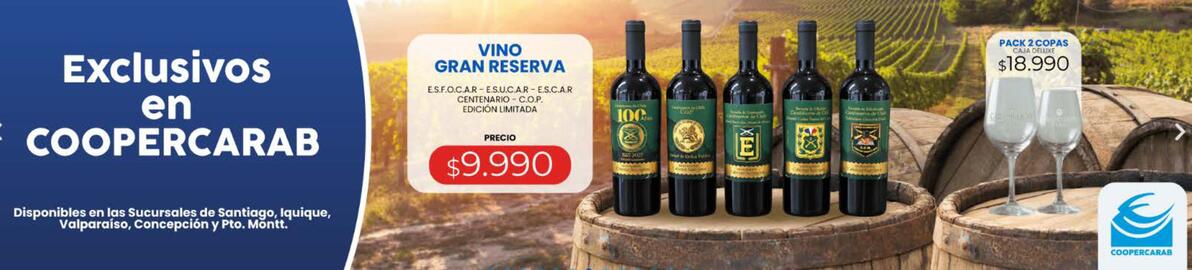 Catálogo Coopercarab Página 2: Vino gran reserva €9.990,00
