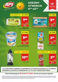 API MARKET gazetka tydzień 44 Strona 3: Znicz z 579 €10,99, Twaróg śmietankowy wiadro Président €9,99