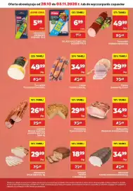 API MARKET gazetka tydzień 44 Strona 3: Balcerzak Szynka drewnem wędzona €34,99, Łuków Parówki extra kg. €34,99