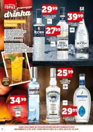 Topaz gazetka | Alkohole Strona 2: Wódka Morosha Carpathian €29,99, Wódka Amundsen €34,99