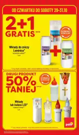 Polomarket gazetka Strona 5: OD CZWARTKU DO SOBOTY 29-31.10 2+1 GRATIS *** DOBIERAJ Luminica DOWOLNIE wkład parafinowy czas
