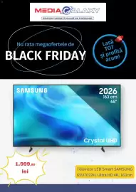 Catalog Media Galaxy săptămâna 44 Pagină 1: MEDIA CALAXY CEA MAI VARIATĂ GAMĂ DE PRODUSE Nu rata megaofertele de BLACK