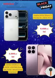 Catalog Media Galaxy săptămâna 44 Pagină 2: Xiaomi 17T €2.999,90, Apple iphone 17 pro max 5g €6.699,98