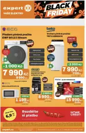 Expert leták týden 46 Strana 1: Haier QLED H65S85GUX €15.990,00, Beko vrchem plněná pračka TB721EBESCS €7.990,00