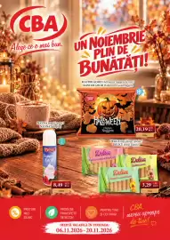 Catalog CBA Pagină 1: Delice napolitane cu aroma de fructe de pădure €3,29, Nanna topping spray €8,49