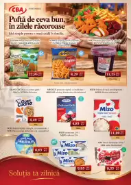 Catalog CBA Pagină 2: Mizo brânză de vacă semidegresată €11,09, Valdor zoo șnițel din piept de pui file €22,95