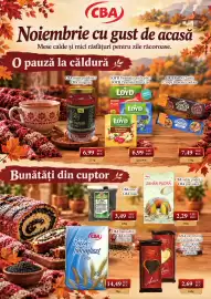 Catalog CBA Pagină 5: Ana cuvertură de ciocolată albă/cacao €2,69, Loyd piramida ceai la plic €6,99