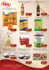 Catalog CBA Pagină 6: Hajdu melcișori cu 8 ouă €10,99, Hadászi linte uscată €4,49