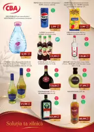 Catalog CBA Pagină 9: Szobi limonada €3,99, Laurul sirop natural / Laurul természetes szörp €13,99