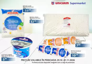 Catalog Unicarm Pagină 5: PRODUS IN RE ATU MA e 400g unicarm Brânză proaspătă de vaci BRÂNZĂ SLABĂ PROASPATA DE VACI 400 g