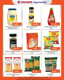 Catalog Unicarm Pagină 4: Reeva fidee rapida gust pui/vita €2,35, Valrom sare iodata extrafină rosie €1,59