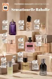Müller Flugblatt Seite 1: Mugler Alien Eau de Parfum €74,95, Valentino Donna Born in Roma €76,95
