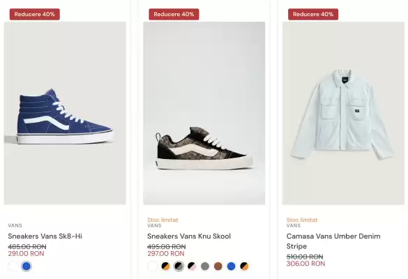 VANS (valid până la 4-11)