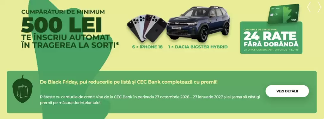 CEC Bank (valid până la 9-11)