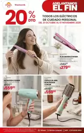 Catálogo Woolworth Página 14: Conair - alaciadora €279,92, Conair - cepillo de aire estilizador €559,92