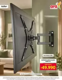 Catálogo Ara semana 44 Página 17: Hoffen soporte articulado para tv €49.990,00