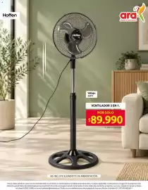 Catálogo Ara semana 44 Página 7: Hoffen ALL FOR BETTER LIFE Hoffen Voltaje: 220 V. ara Alegría al mejor precio VENTILADOR 3