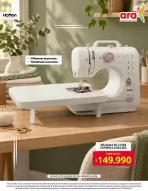 Catálogo Ara semana 44 Página 8: Hoffen maquina de coser con mesa auxiliar €149.990,00