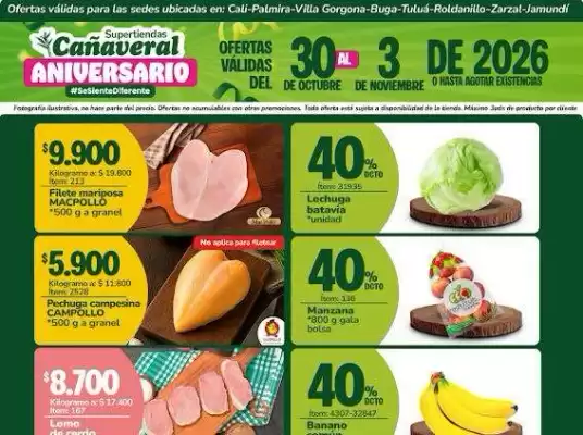 Supertiendas Cañaveral (válido hasta 3-11)