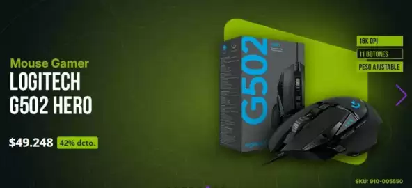 Catálogo Winpy Página 1: Logitech - g502 hero €49.248,00