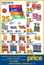 Price Lagerbutikk kundeavis Side 3: Porhouse Caramel Popcorn €19,00, Bacon Snacks €25,00