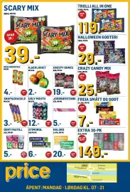 Price Lagerbutikk kundeavis Side 4: Jordbærstang €5,00, Trolli all in one €119,00