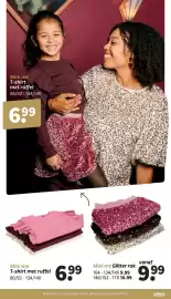 Wibra folder Pagina 4: T-shirt met ruffel €6,99, Mini me T-shirt met ruffel €6,99