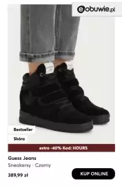 Eobuwie gazetka Strona 5: Sneakersy czarne Guess Jeans €389,99