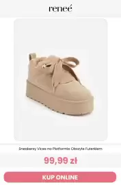 Renee magazyn tydzień 44 Strona 7: Sneakersy Vices na platformie obszyte futerkiem €99,99