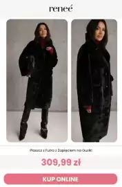 Renee magazyn tydzień 44 Strona 10: Płaszcz z futra z zapięciem na guziki Renee €309,99