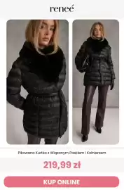 Renee magazyn tydzień 44 Strona 5: Pikowana kurtka z wiązanym paskiem i kołnierzem Reneé €219,99