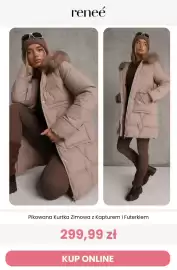 Renee magazyn tydzień 44 Strona 6: Pikowana kurtka zimowa z kapturem i futerkiem Renee €299,99