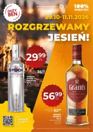 Duży Ben gazetka Strona 1: Wódka Stock Prestige €29,99, Whisky Grant's €56,99