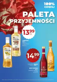 Duży Ben gazetka Strona 28: Likier Biały Bocian Malinówka €14,99, Likier Lubelska Pigwówka €13,99