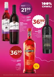Duży Ben gazetka Strona 5: Wino czerwone Emporium Primitivo di Manduria €36,99, Wino białe Martini Bianco €36,99