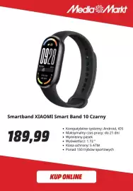 Media Markt gazetka Strona 3: Smartband Xiaomi Smart Band 10 czarny €189,99