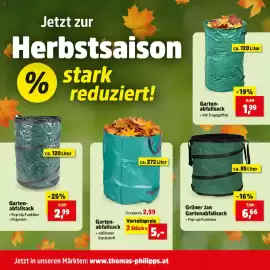 Thomas Philipps Prospekt Seite 18: Grüner Jan Gartenabfallsack €6,66, Garten-abfallsack €2,99