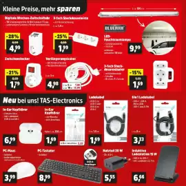 Thomas Philipps Prospekt Seite 22: PC-Maus €3,99, Ladekabel TAS Electronics €1,69