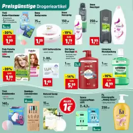 Thomas Philipps Prospekt Seite 24: Fa Flüssigseife „Honey Elixir“ €1,00, Old Spice Duschgel XL €5,99