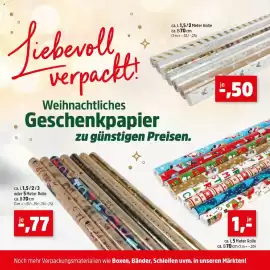 Thomas Philipps Prospekt Seite 4: Weihnachtsgeschenkpapier €0,50, Weihnachtsgeschenkpapier €1,00