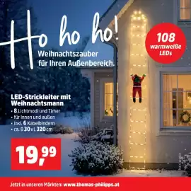 Thomas Philipps Prospekt Seite 7: LED-Strickleiter mit Weihnachtsmann €19,99