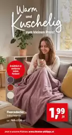 Thomas Philipps Prospekt Seite 2: Erhältlich in weiteren tollen Farben! Fleecedecke 100% Polyester ca. L 160xB 130cm Warm