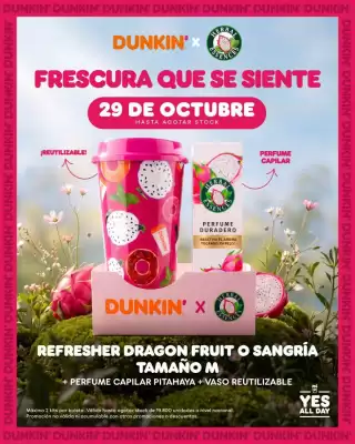 Dunkin Donuts (válido hasta 31-10)