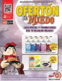 Folleto Super Aki Página 1: Leches san marcos €23,95, Grano de oro casero mimarca €13,50