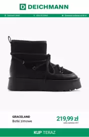 Deichmann gazetka tydzień 44 Strona 12: GRACELAND Botki zimowe €219,99