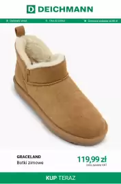 Deichmann gazetka tydzień 44 Strona 13: GRACELAND Botki zimowe €119,99