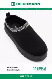 Deichmann gazetka tydzień 44 Strona 2: GRACELAND Kapcie zakryte €119,99